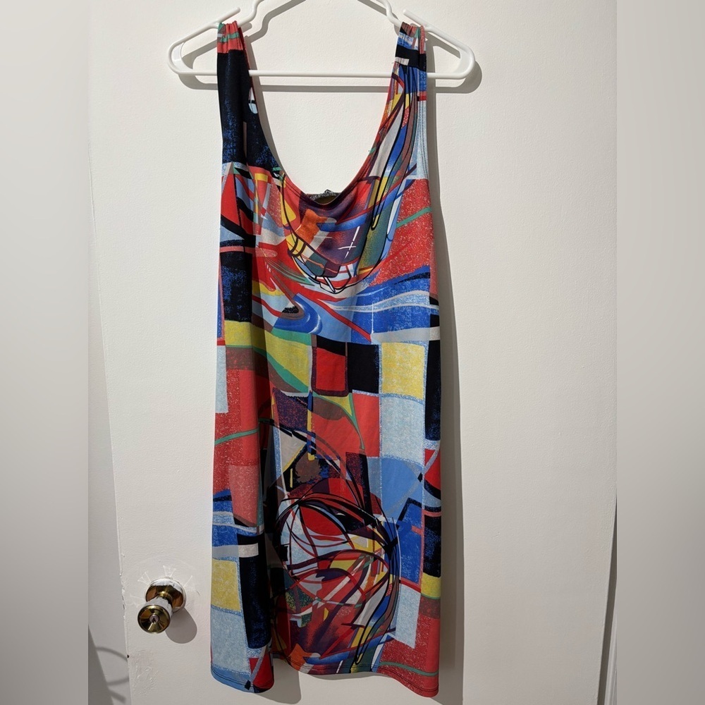 🎉4/30$🎉 Gitane Colorful Abstract Sleeveless Dress